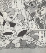 Snake Man in the Rockman World 3 manga.