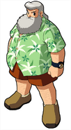 Unused official art of Tadashi Hikari for Mega Man Battle Network 1.