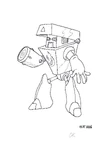 Heat Man Captain N production sketch