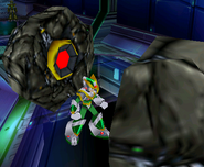 X using Gaea Shield in its charged state.