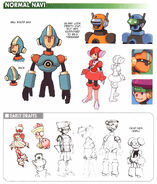 Various NormalNavi concept art.