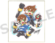 Rockman Zero & ZX Double Hero Collection Limited Edition limited gift illustration.[11]