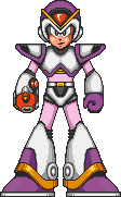 X equipped with Storm Tornado (with completed armor) in Mega Man X.