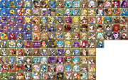 X DiVE Characters Rarity