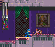 Rush digging the ground in Mega Man 7