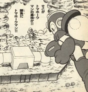 Tomahawk Man's base in the Rockman 6 manga.
