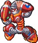 Spring Man's CD database sprite from Mega Man & Bass.