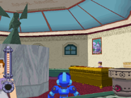 The museum's second floor.