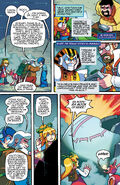 Rush's nose light in the Archie Comics Mega Man series