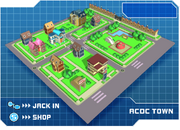 ACDC Town in Mega Man Network Transmission