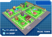 ACDC Town in Mega Man Network Transmission