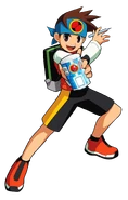 Lan and the PET in Battle Network 6.