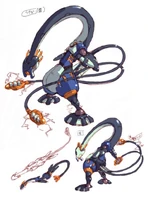 Concept art of Volteel Biblio.