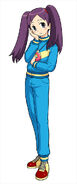Shuko's teacher outfit in Mega Man Battle Network 6