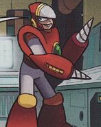 Crash Man in Archie Comics' Mega Man comic.