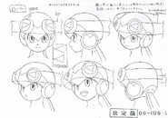 Roll.EXE - Sketch 4.jpg (160 KB) Design sheet of Roll (close-up of head).