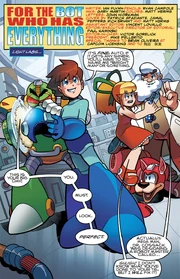 Auto in the Mega Man comic by Archie Comics.