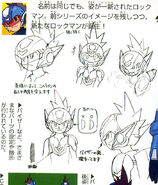 Mega Man Star Force concept art.