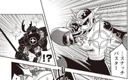 Mercury using Grab Buster in Mega Man Gigamix.