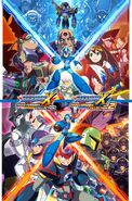 Mega Man X Legacy Collection 1 & 2 Japanese combo release cover art.