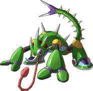 Sting Chameleon in Mega Man X DiVE.