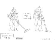 Bob Copper with Virus Buster device design sheet