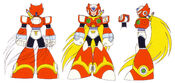 Zero's character sheet for Mega Man X5.