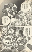 Jet Mega Man and Power Mega Man in the Rockman 6 manga