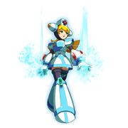 Artwork of Cinnamon from Rockman Online.