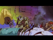 Reploid intruders destroyed by Zero.