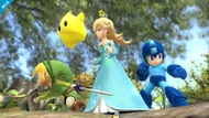 Toon Link, Rosalina, Luma, and Mega Man