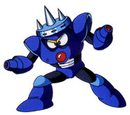 Needle Man's Mega Man 3 artwork.