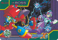 Crush Crawfish in the Rockman X3 Carddass.