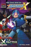 Mega Man X FCBD 2014 cover by Tristan "T. Rex" Jones
