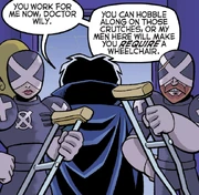 X Foundation members in the Mega Man comic.