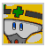 A mugshot of a Met from Super Adventure Rockman.