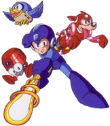 Beat with Mega Man, Rush, and Eddie.
