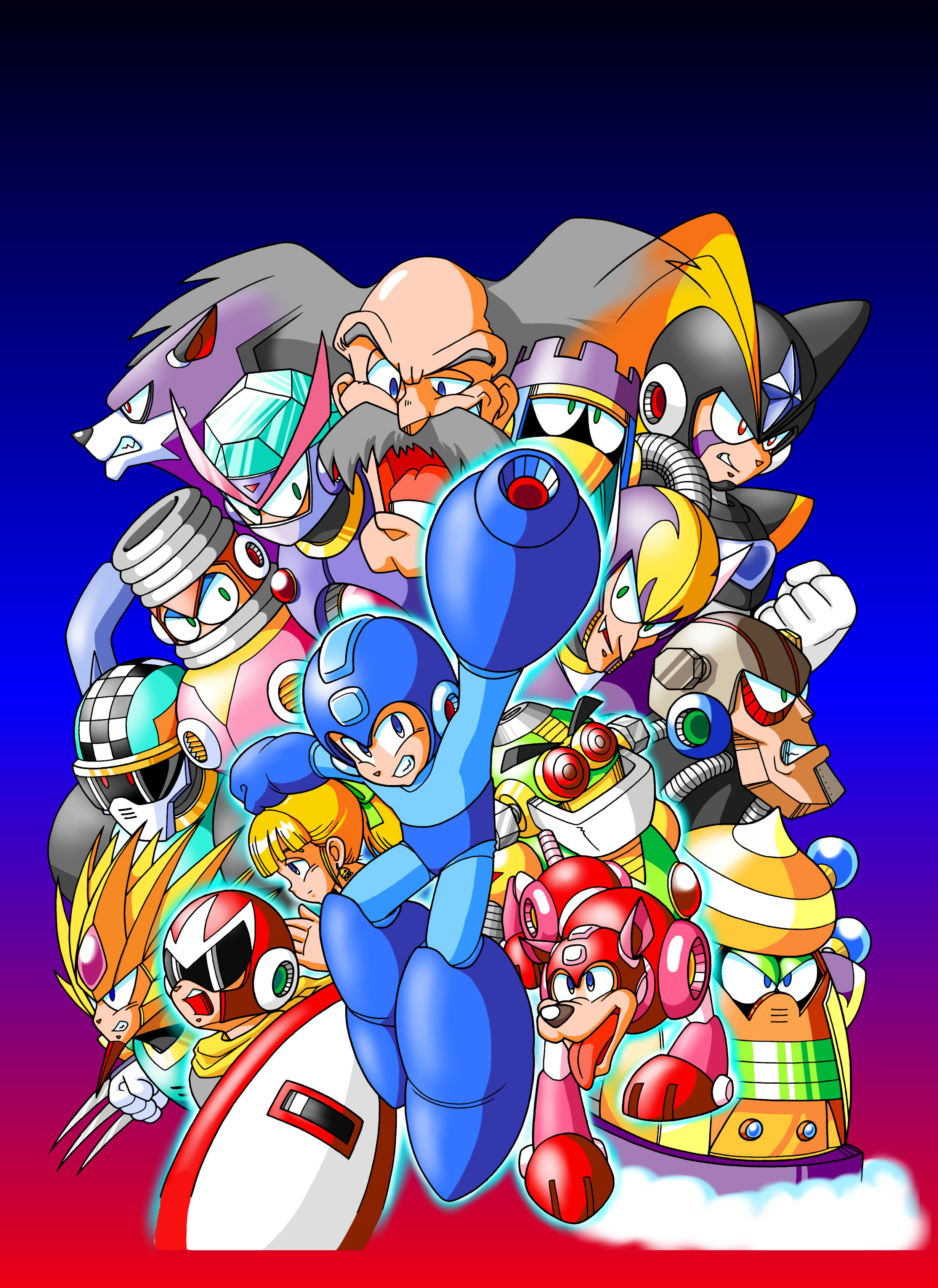 mega man and sonic scene creator