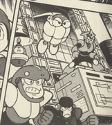 Snake Man in the Rockman 4 manga.