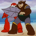 Wood Man in the Mega Man cartoon show.