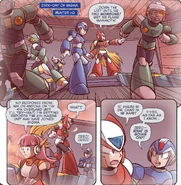 ArchieHunterHQ.png (2.14 MB) A Navigator and Maverick Hunters seen in the Archie Comics Mega Man comics.