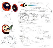 Concept art of Hover Gustaff from Mega Man Legends 2.