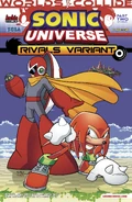 SonicUniverse51V.png (3.55 MB) Rivals Variant cover by Patrick “Spaz” Spaziante, Thomas Mason and Ryan Jampole
