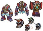 Concept sketches of Sigma's 2nd form in Mega Man X7.