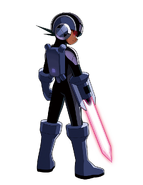 Dark MegaMan transparent.