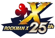 Rockman X series 25th anniversary mark.