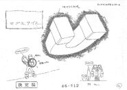 Design sheet of Mag Missile. (Rockman.EXE Stream)