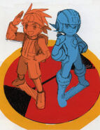 Mega Man Battle Network: Official Complete Works concept art