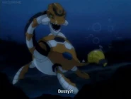 Dossie in anime.png (713 KB) Plesio Surf in the anime (known as Dossy/Loch Ness).