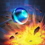 Battle Chip—MiniBomb card in TEPPEN.